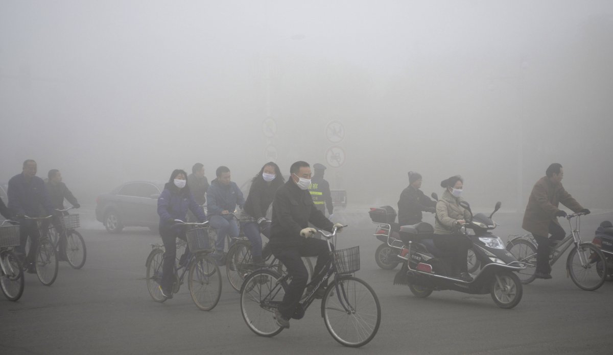 В Китае запущен гигантский очиститель воздуха