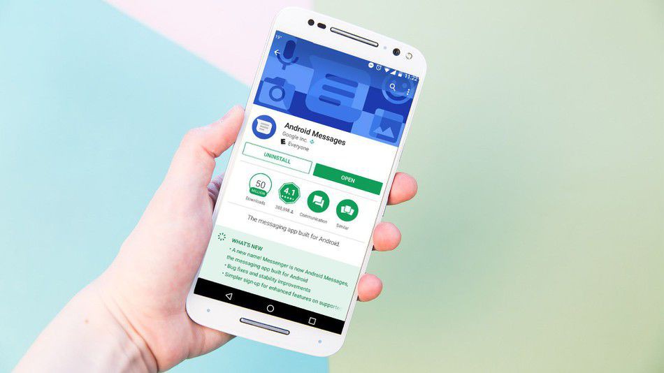 В Android Messages можно будет отправлять смс через Интернет