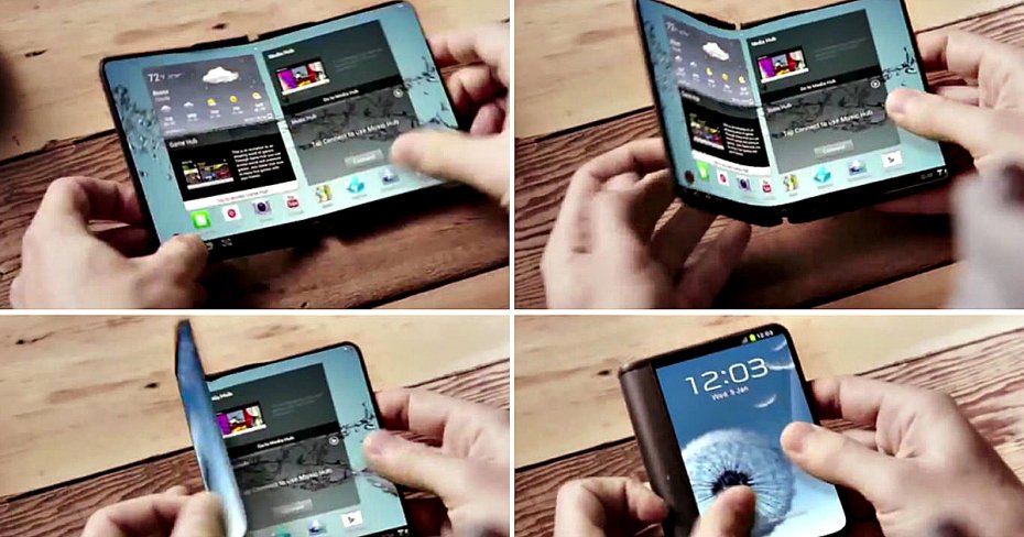 Гибкий смартфон от Samsung — ближе к реальности