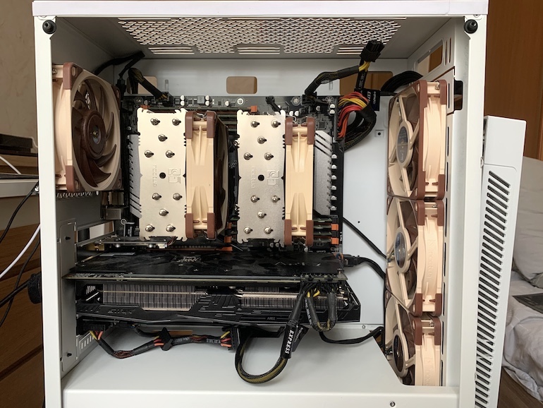 Обзор вентилятора для корпуса Noctua NF-A14 PWM chromax.black.swap
