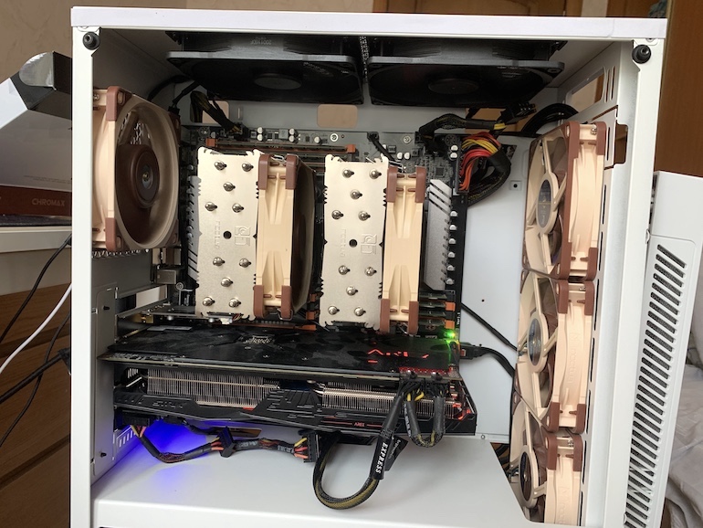 Обзор вентилятора для корпуса Noctua NF-A14 PWM chromax.black.swap