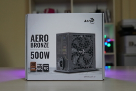 Блок питания AeroCool AERO BRONZE 500W — бронза, серебро или золото?