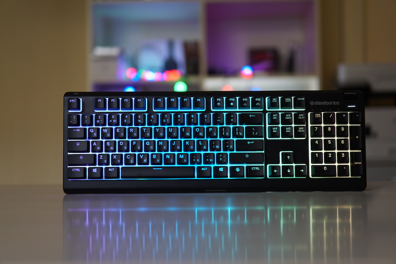 Игровая клавиатура SteelSeries Apex 3 с USB — всё как надо