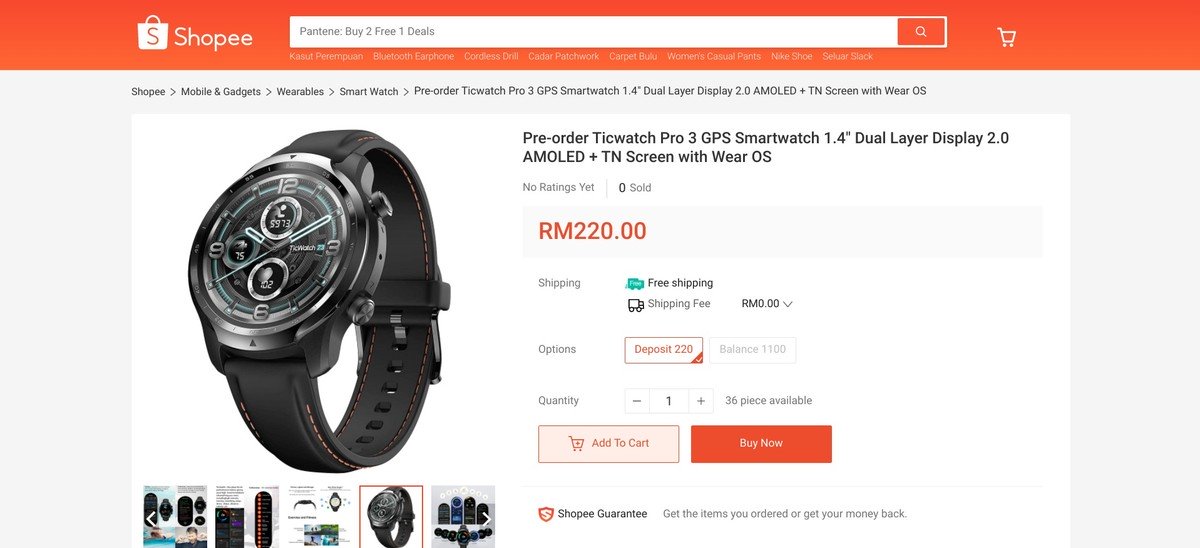 Смарт-часы TicWatch Pro 3 получат процессор Snapdragon Wear 4100