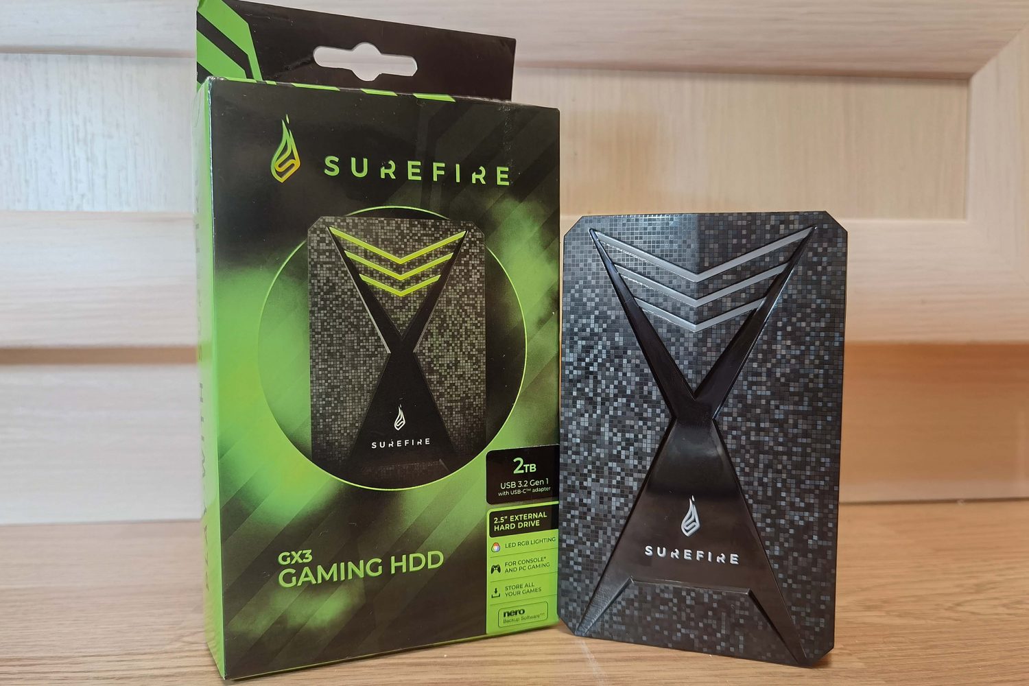 SureFire GX3 Gaming HDD – внешний винчестер для геймеров