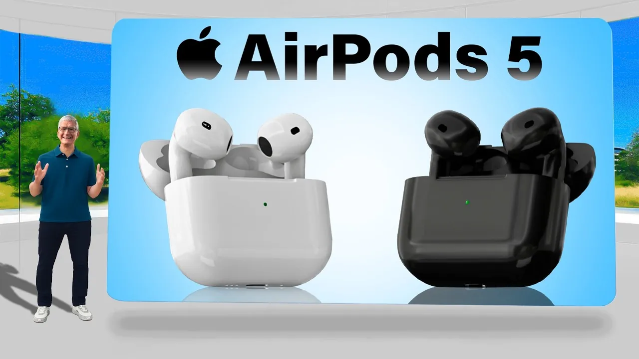 AirPods 5 появятся в сентябре: две модели, одна с шумоподавлением