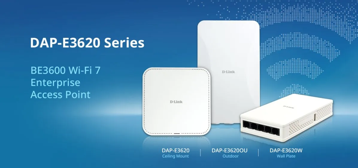 D-Link показала линейку точек доступа Wi-Fi 7