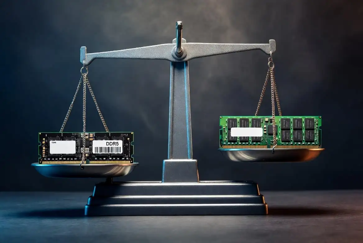 Один модуль DDR5 в играх лучше двух DDR4 — проверено на практике