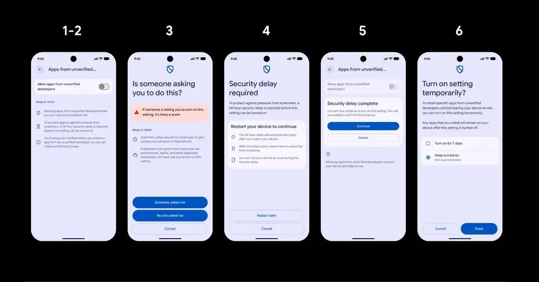 Google заставит ждать сутки перед установкой APK из сторонних источников