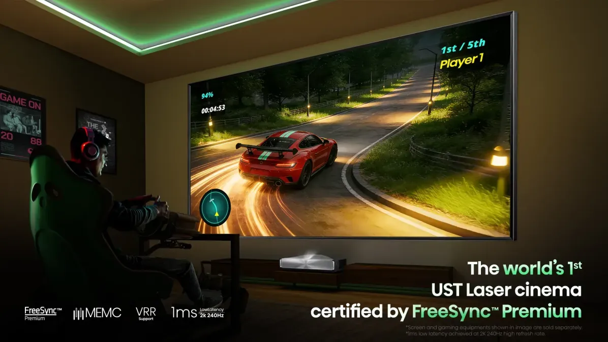 Hisense выпустила проектор PX4 Pro TriChroma для игр
