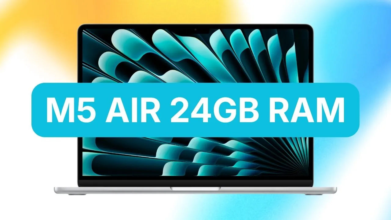 Скидка $150 (около 12 600 рублей) на MacBook Air с чипом M5, 24 ГБ ОЗУ и 1 ТБ SSD