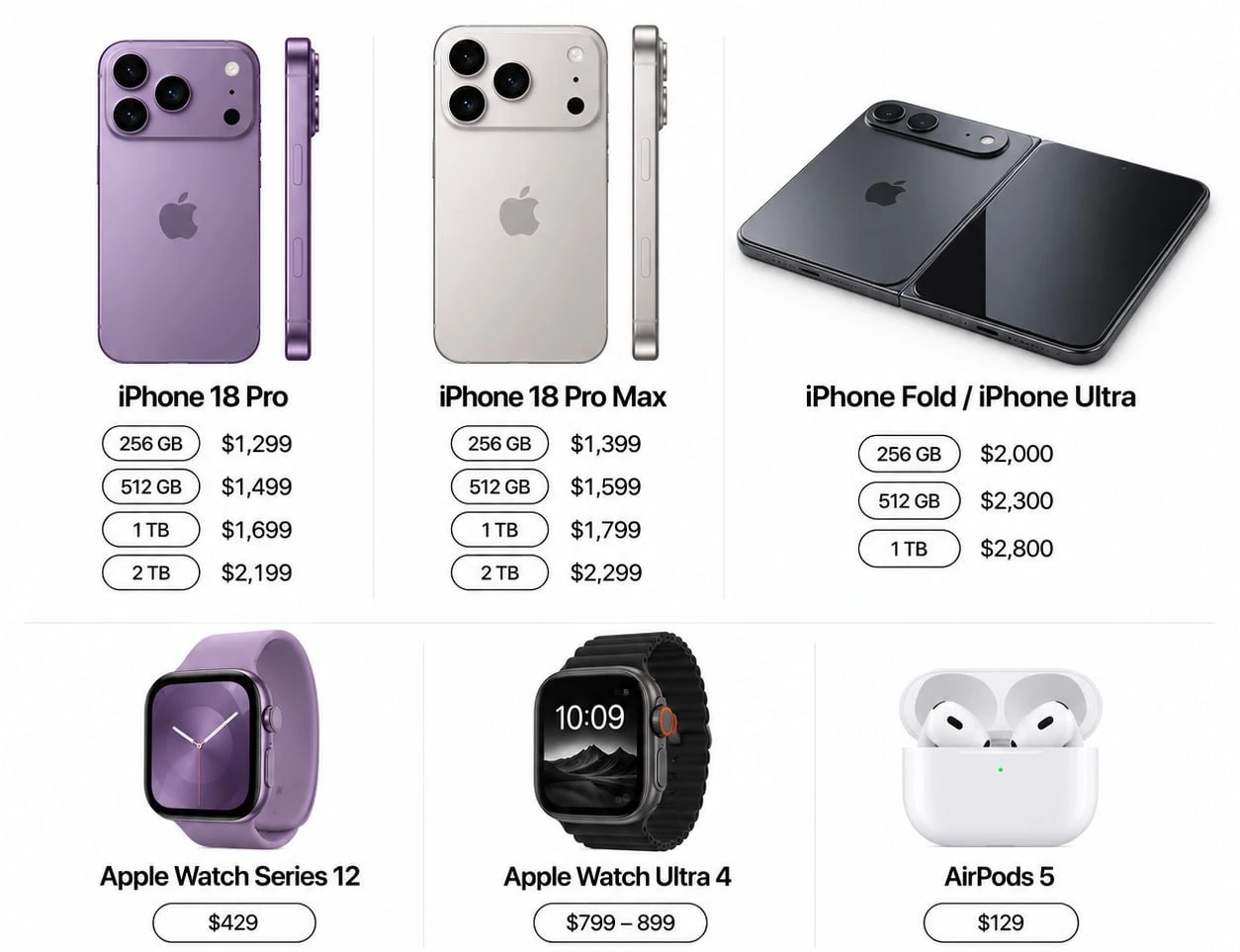 цены на новые гаджеты Apple