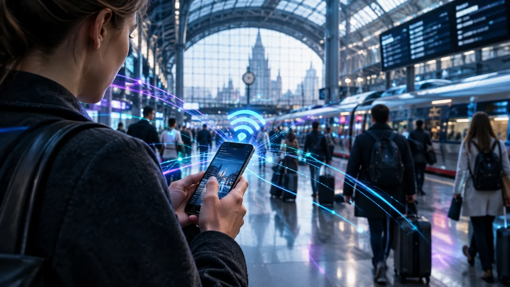 «МегаФон» включил 5G на вокзалах Москвы и Петербурга