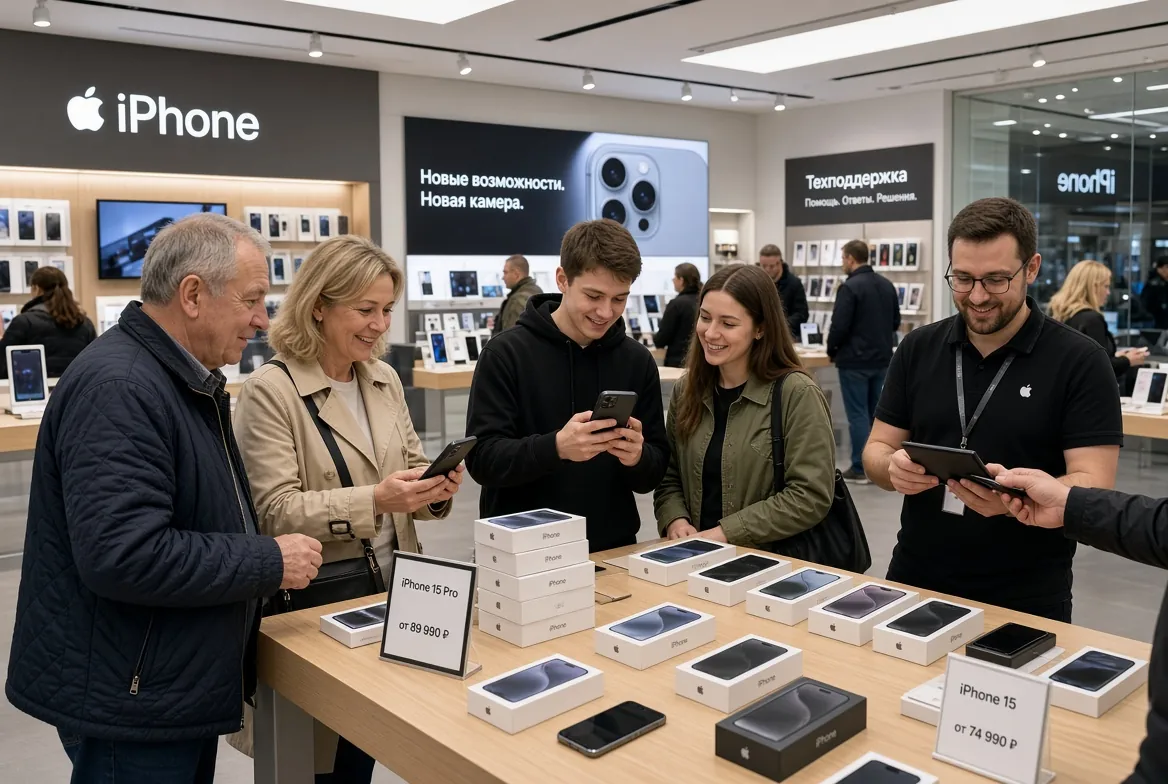69% россиян 18–25 лет пользуются новым iPhone, подсчитали в «Яндекс маркете»
