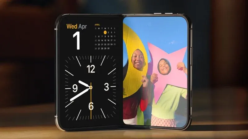 Apple не отвечает на вопрос о складке iPhone Duo