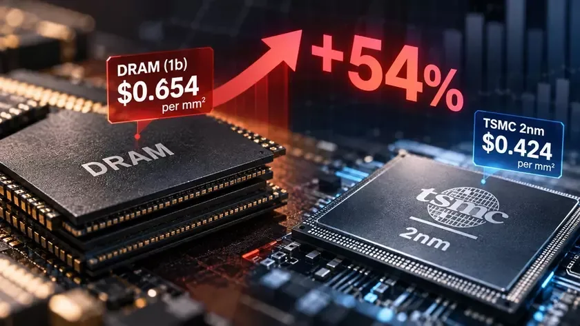 Кремний для памяти DRAM 1b стал дороже 2-нм чипов TSMC