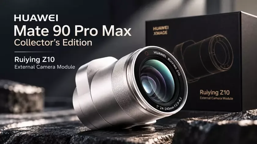 Huawei готовит смартфон Mate 90 Pro Max с внешним оптическим модулем