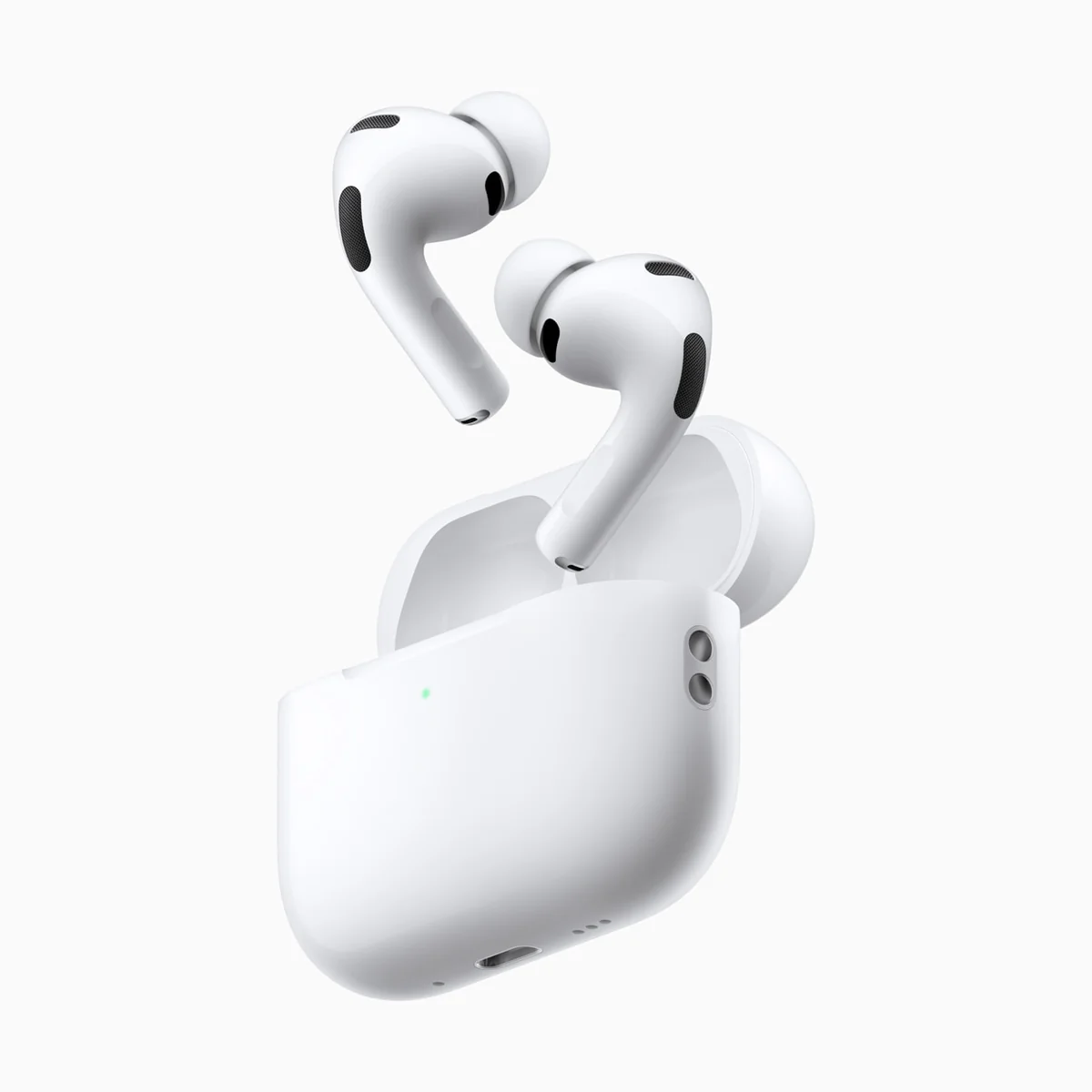 Apple AirPods Pro 3 — официальный пресс-рендер с кейсом