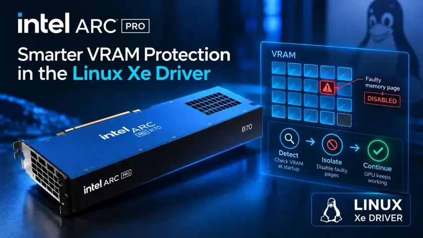 Intel добавит в драйвер Xe для Linux проверку и изоляцию битой видеопамяти