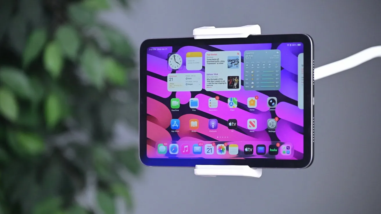Новый iPad mini может получить фронтальную камеру на длинной грани