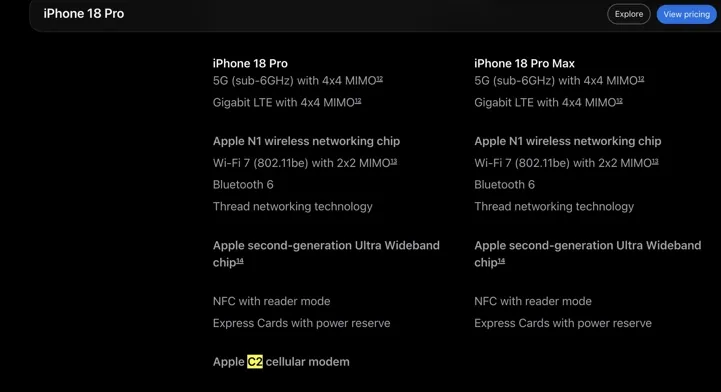 iPhone 18 Pro Max в США получит модем Qualcomm