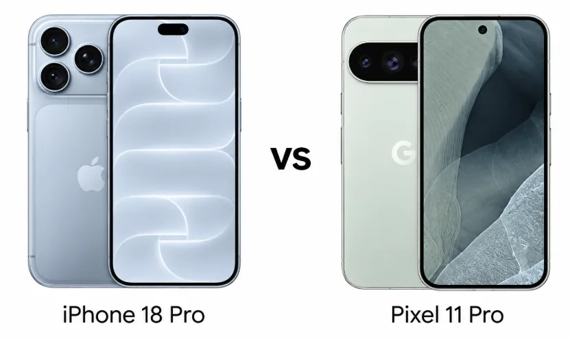 Сравнение iPhone 18 Pro и Pixel 11 Pro: характеристики и цены