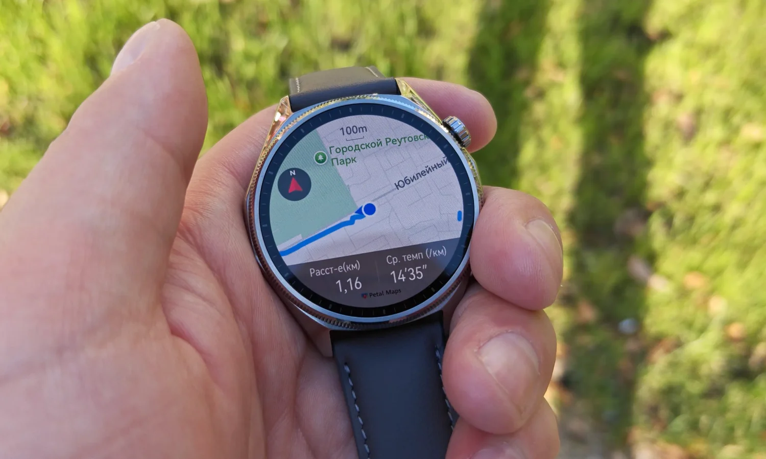 Обзор Huawei Watch GT 7 - карта Petal Maps