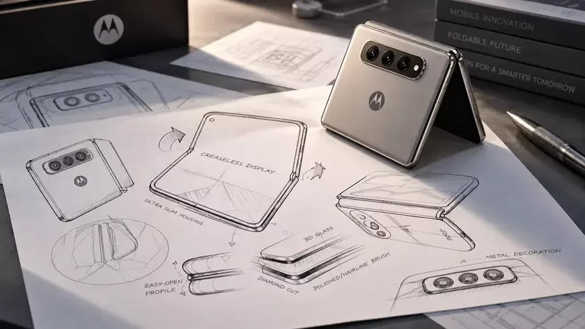 Motorola готовит широкую «раскладушку» с тремя камерами