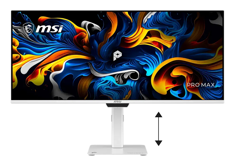 MSI представила белый QD-OLED монитор PRO MAX для Mac