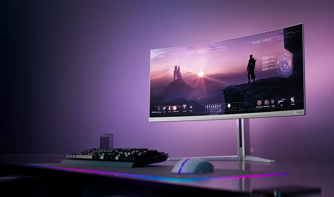 Philips представила монитор Evnia 34M2C8600P на QD-OLED