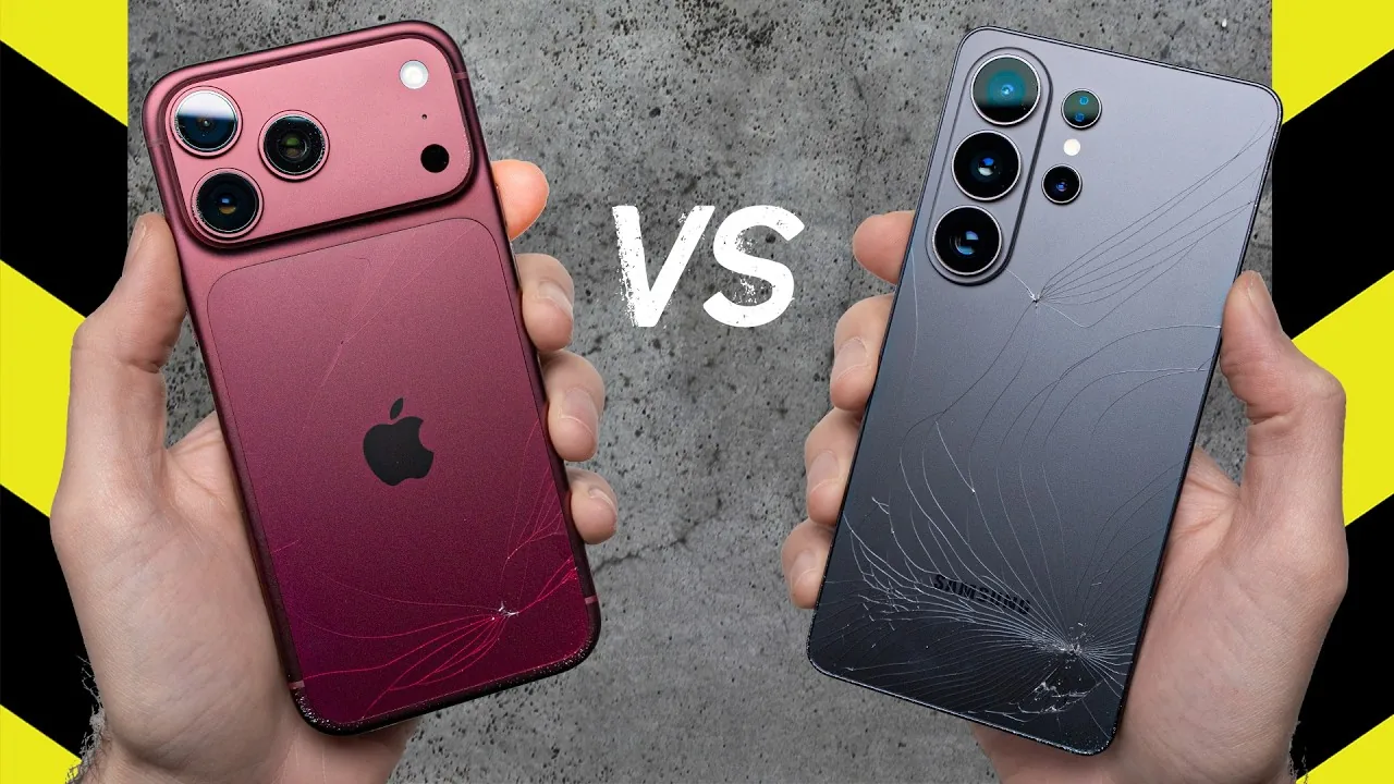 PhoneBuff сравнили iPhone 18 Pro Max и Galaxy S26 Ultra на прочность