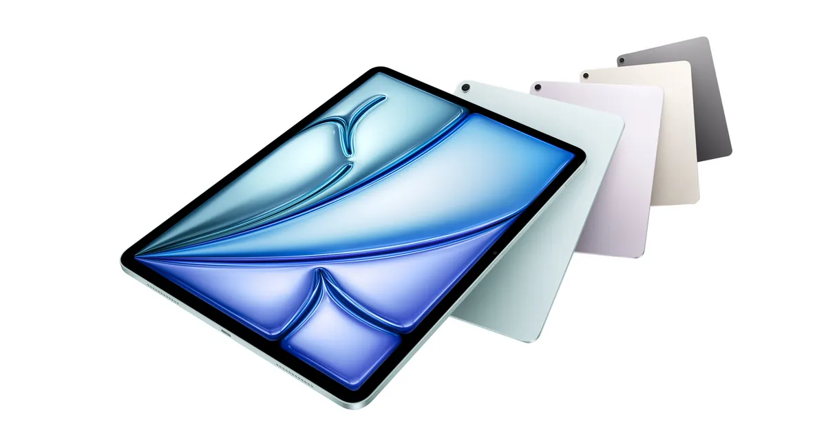 iPad Air — линейка цветов, официальный кадр Apple