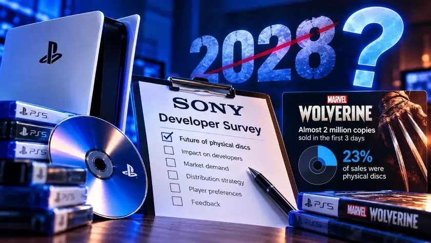 Sony рассылает опросы после анонса отказа от дисков
