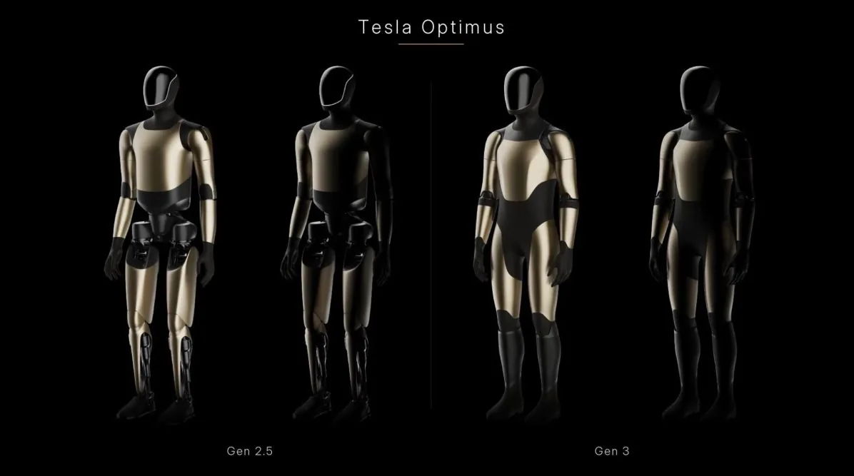 В приложении Tesla нашли изображения робота Optimus Gen 3