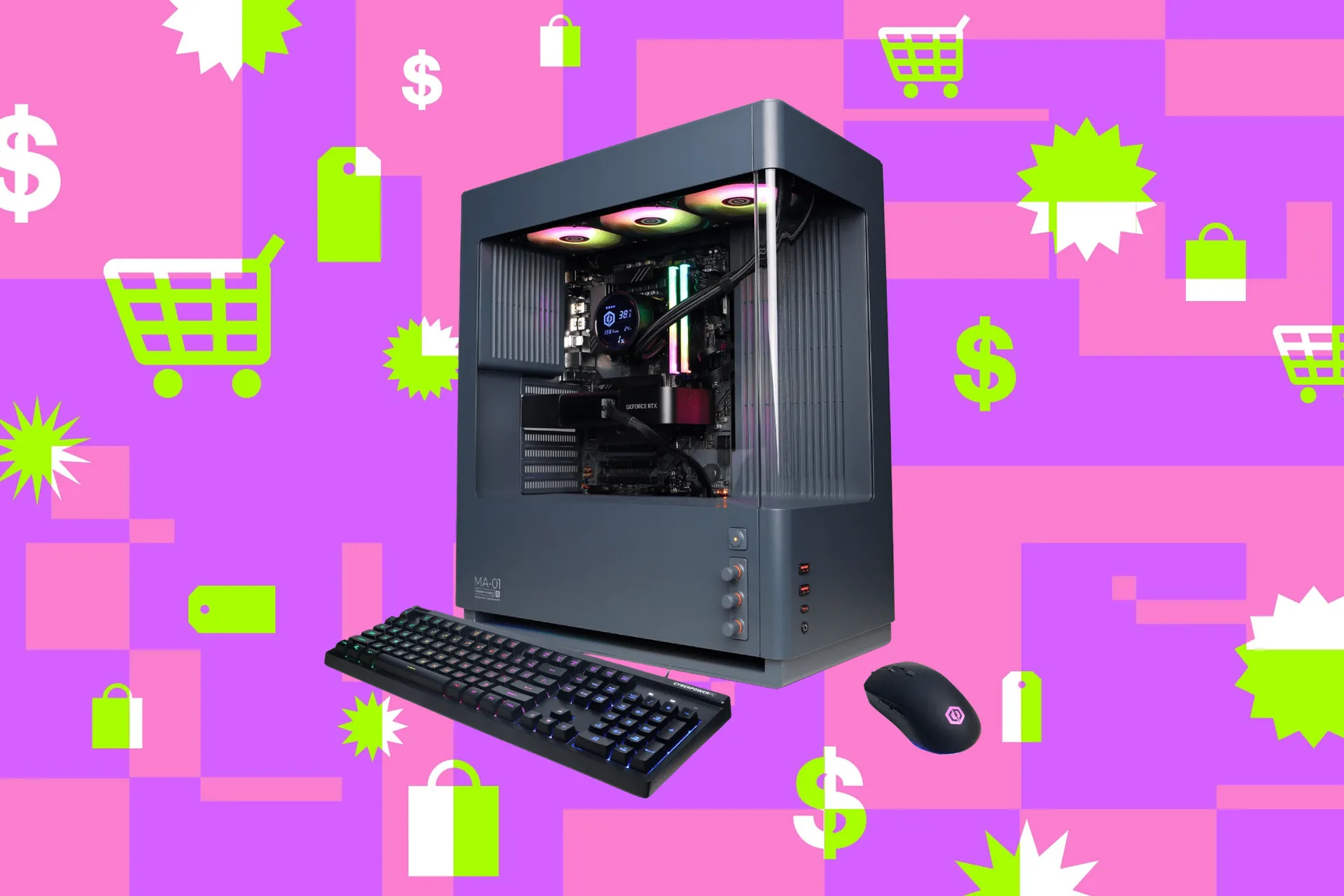 Walmart продает игровой ПК с RTX 5070 за около 130 700 рублей