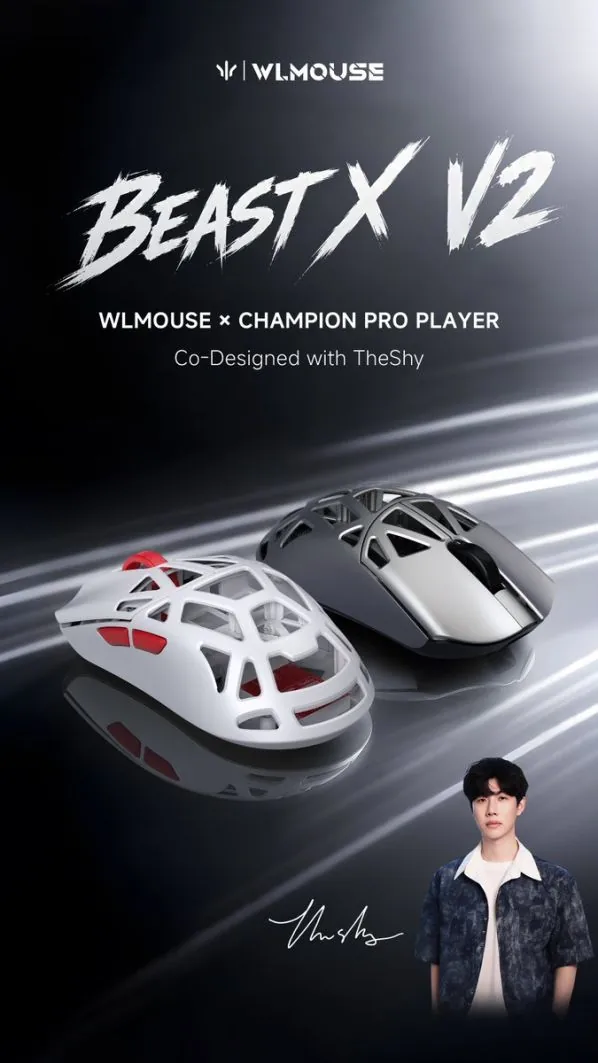 WLMouse Beast X2: мышь с сенсорным экраном на приёмнике