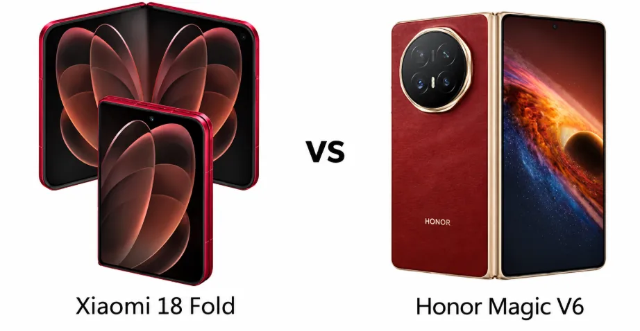 Xiaomi 18 Fold против Honor Magic V6: камера против батареи
