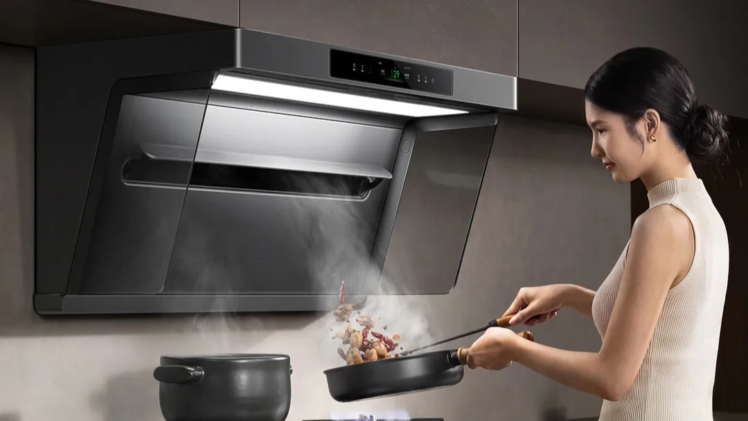 Xiaomi представила вытяжку Mijia Smart Range Hood 3 Max с ИИ-камерой и датчиком PM2.5
