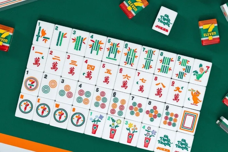 7-Eleven и Bam Bird Boutique выпустили набор для маджонга