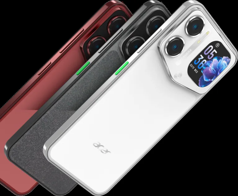 Acer представила бюджетный смартфон Sospiro A70 с двумя экранами
