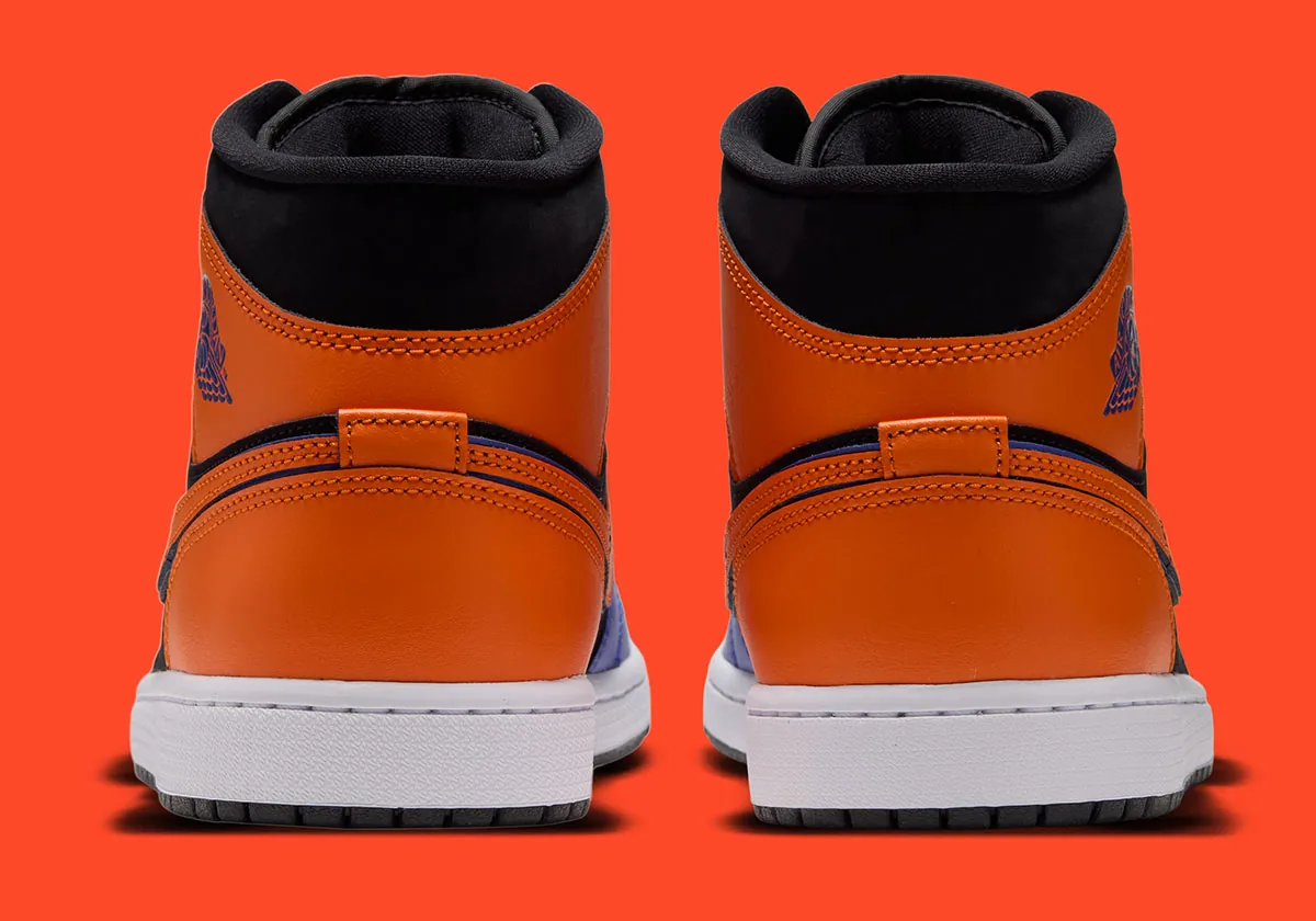 Иллюстрация к материалу «Air Jordan 1 Mid «Knicks»: детали и дата выхода». Фото: Sneaker News.