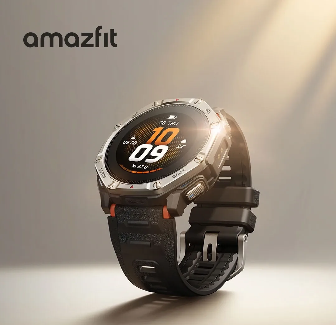 Amazfit T-Rex Dual Solar: до 424 дней работы и двусторонняя солнечная зарядка
