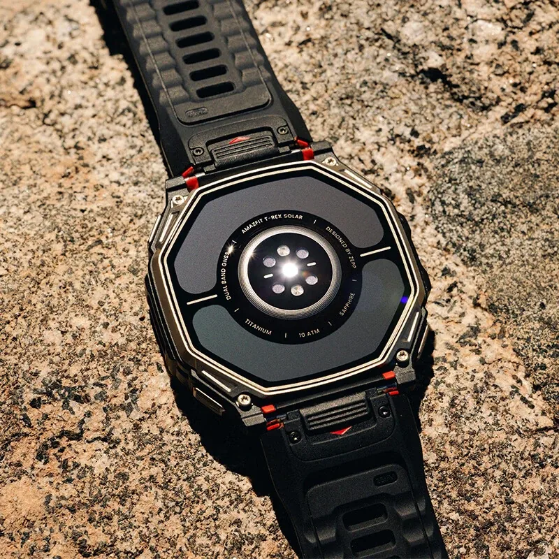 Amazfit T-Rex Dual Solar: до 424 дней работы и двусторонняя солнечная зарядка