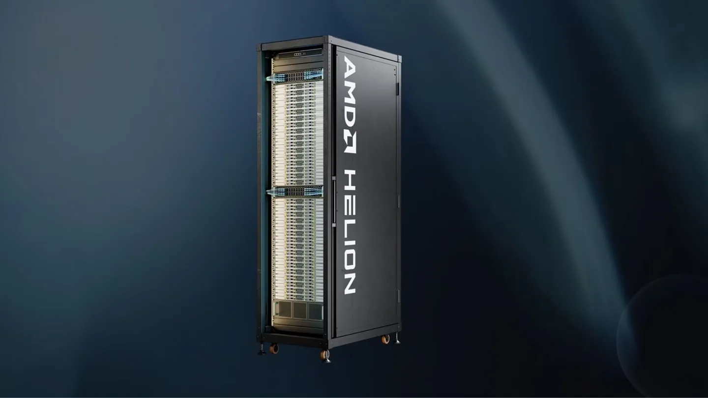AMD анонсировала серверные стойки Helion для задач ИИ