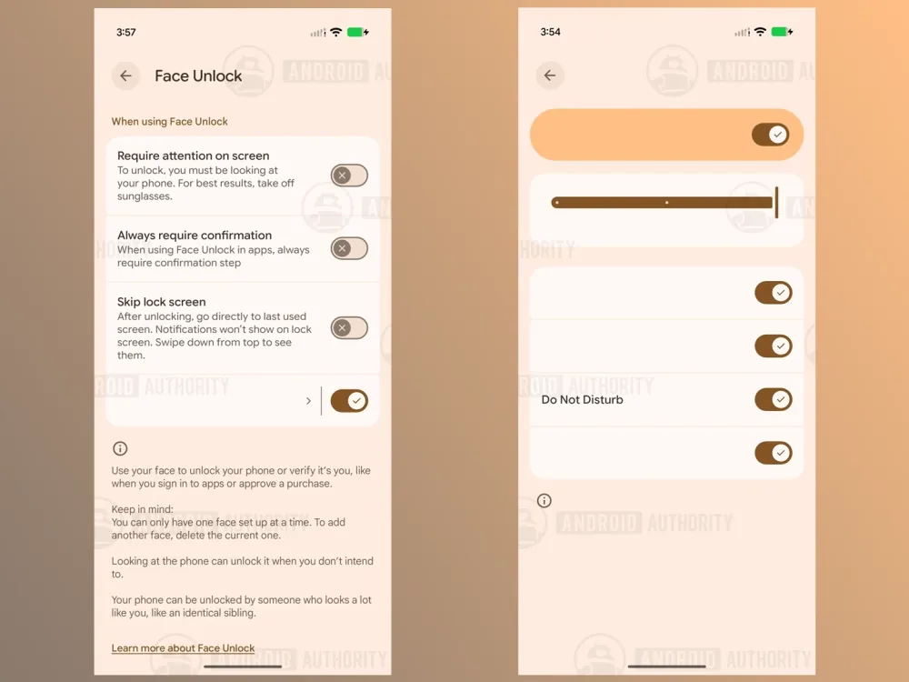 В Android 17 QPR3 найден код функции подсветки для Face Unlock
