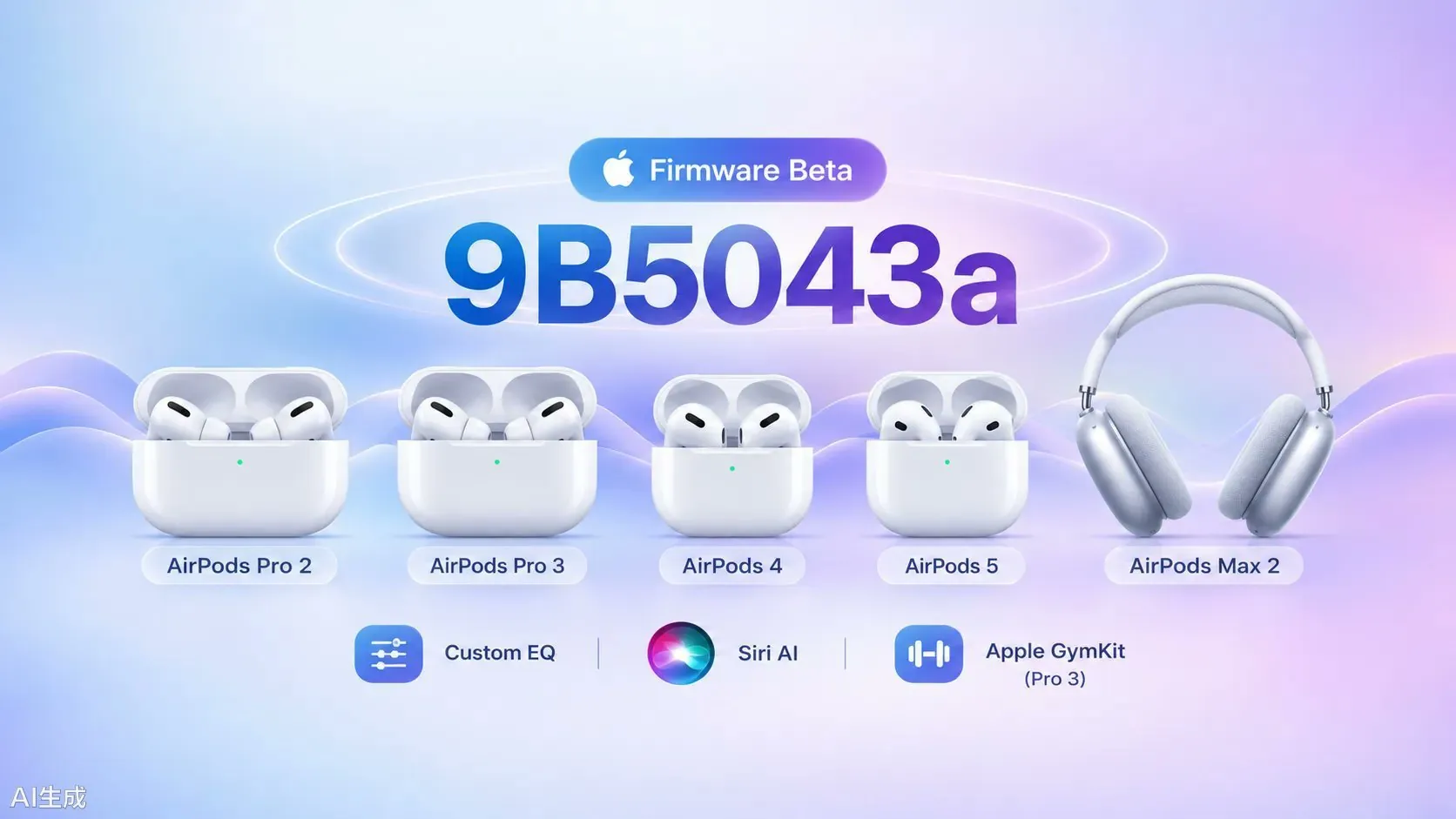 Apple выпустила новую бета-версию прошивки для восьми моделей AirPods