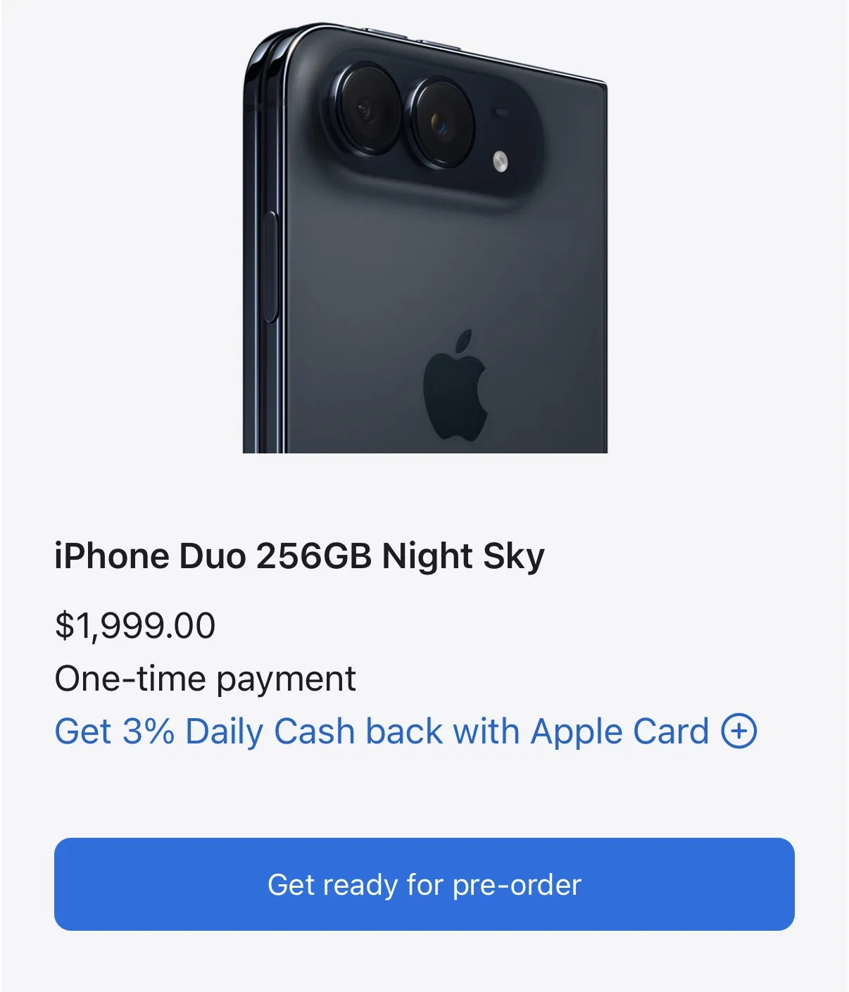 Apple открыла пре-регистрацию на предзаказ iPhone Duo