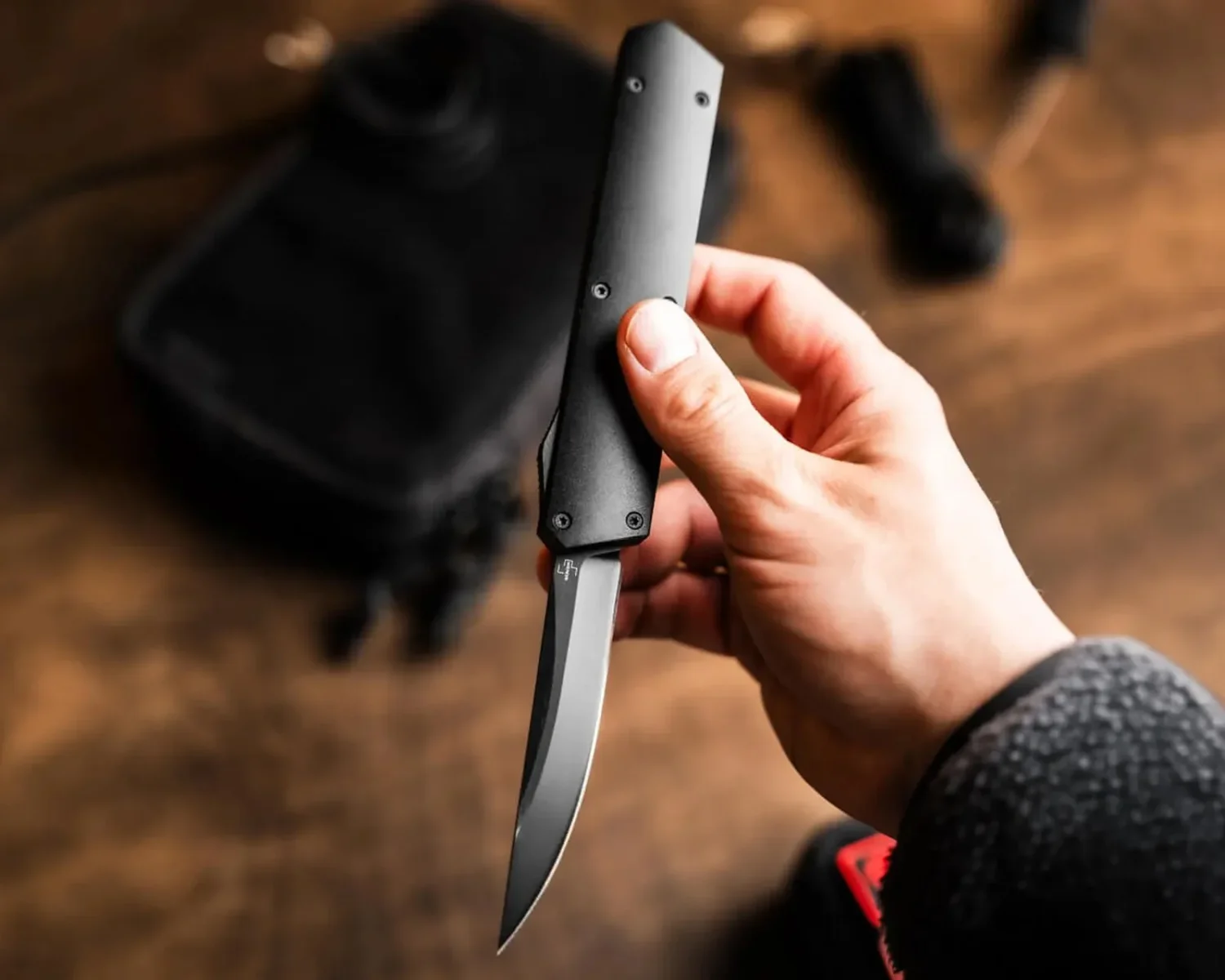 Böker выпустила автоматический нож Kwaiken OTF All Black