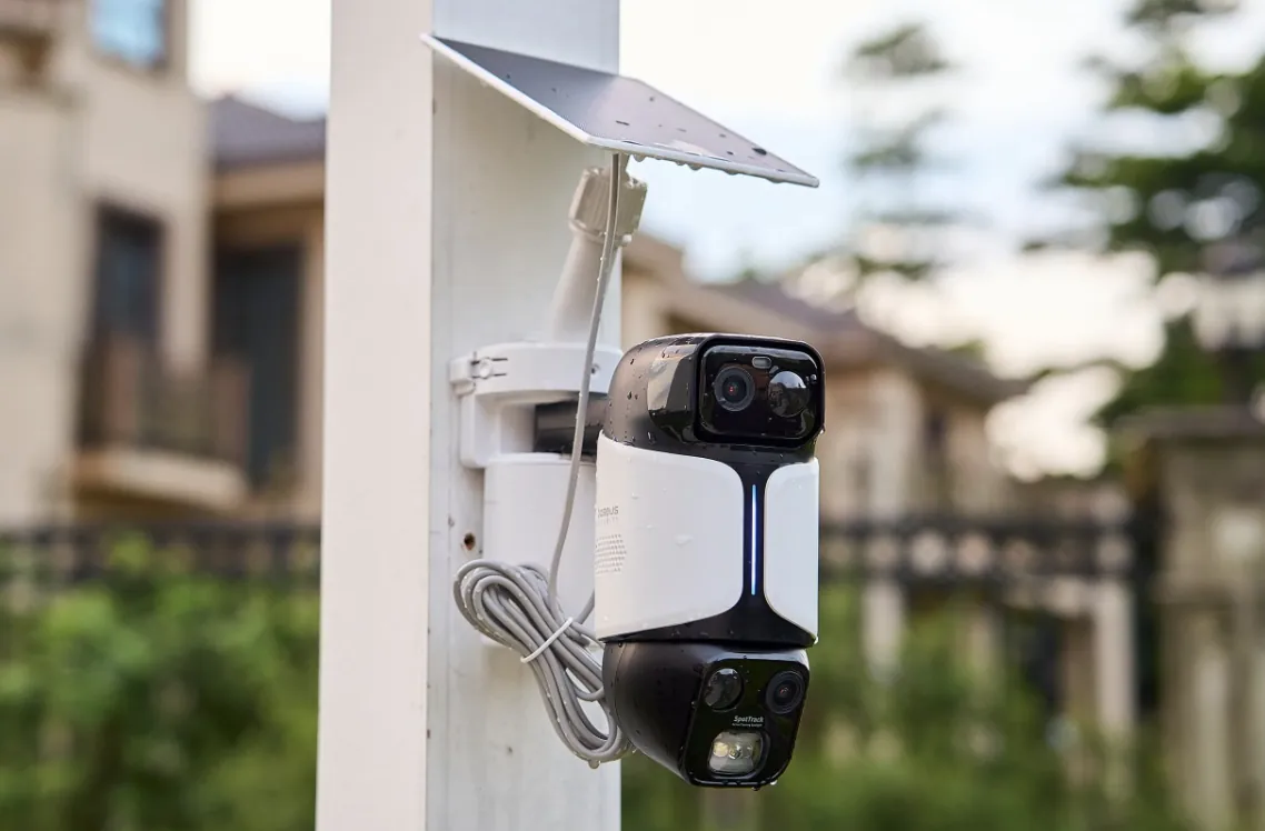 Baseus представила уличную камеру U2 Pro Outdoor с солнечной панелью и прожектором
