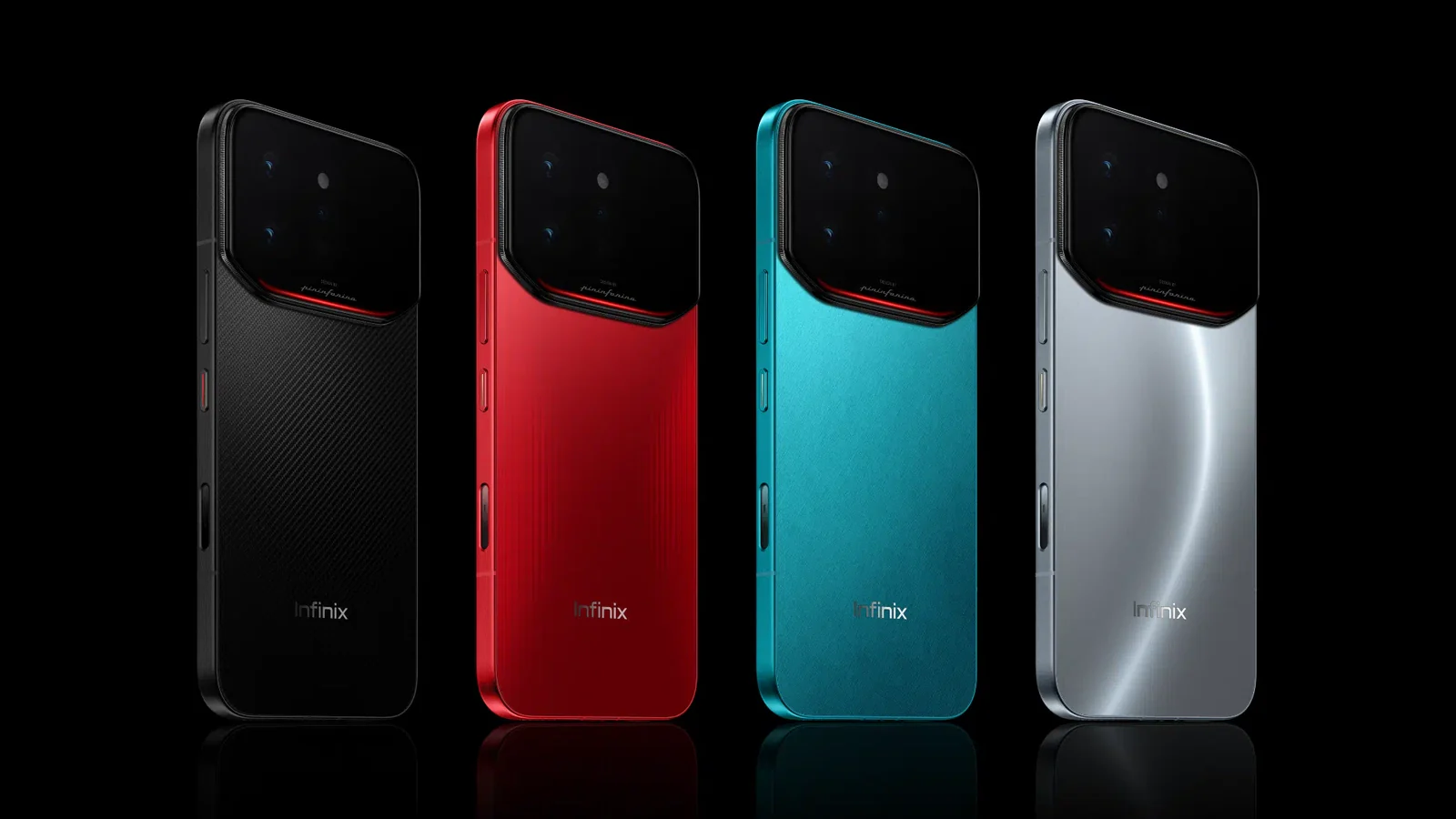 Infinix Note 60 Ultra в четырёх цветах